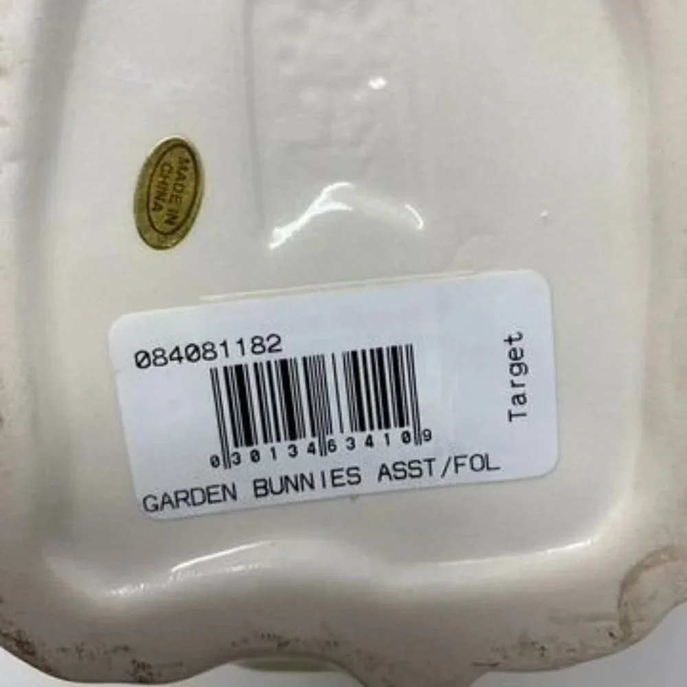 Target Easter Bunny Asparagus Planter Candy Treat Dish